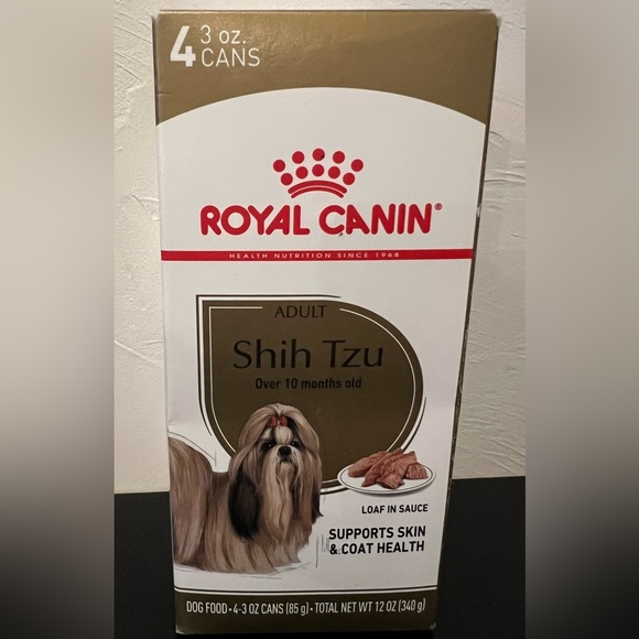 Royal Canin Adult Shih Tzu 4 pack loaf in sauce dog food. 4x4=16 3 oz cans - Picture 5 of 6